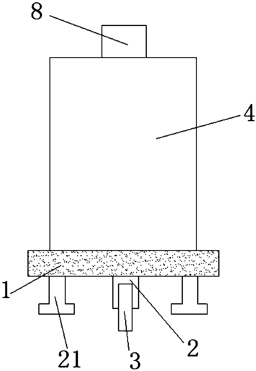 Portable spraying device for seedling tree planting