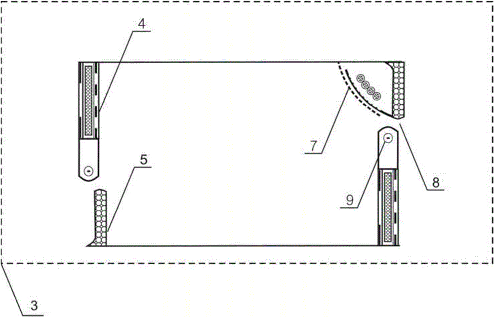 Driving assistance type vertical-seam fishway structure and fish gathering method thereof