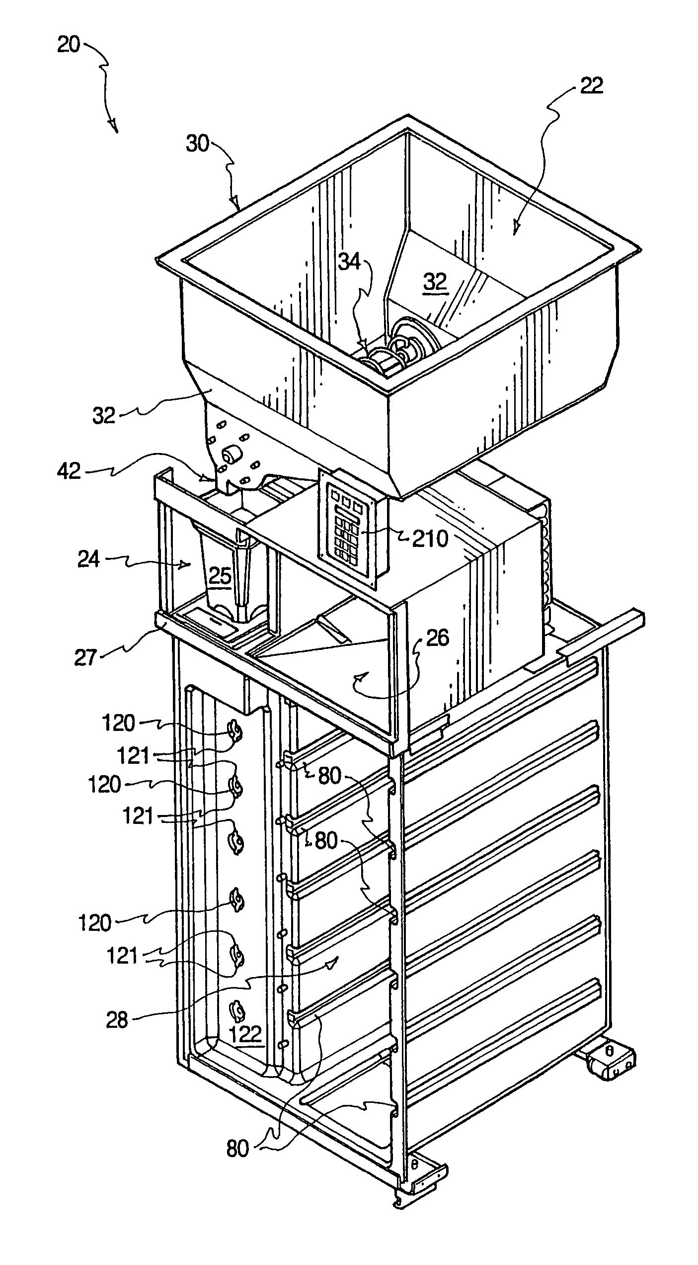 Blending station apparatus and method