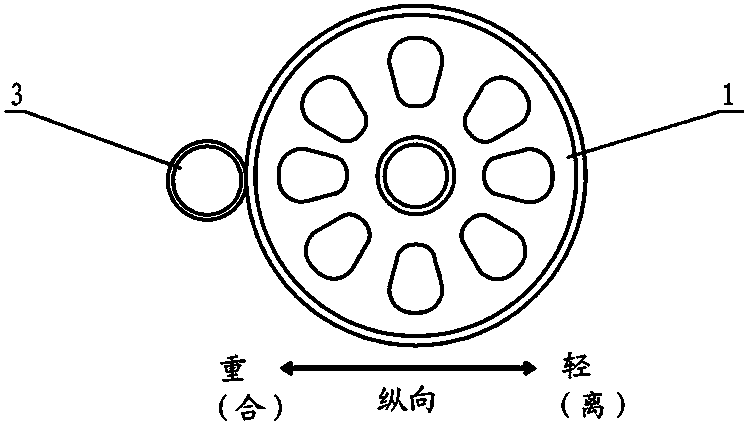 Embedded numerical-control printing pressing force adjustment and clearance tolerance elimination device