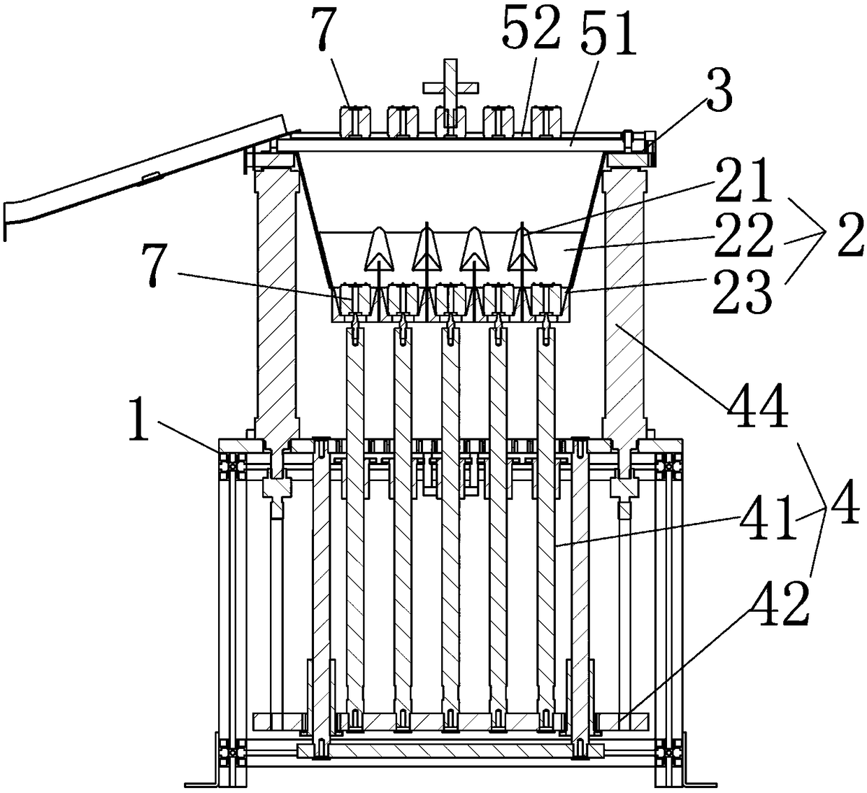 Motor rotor automatic sorting and feeding device