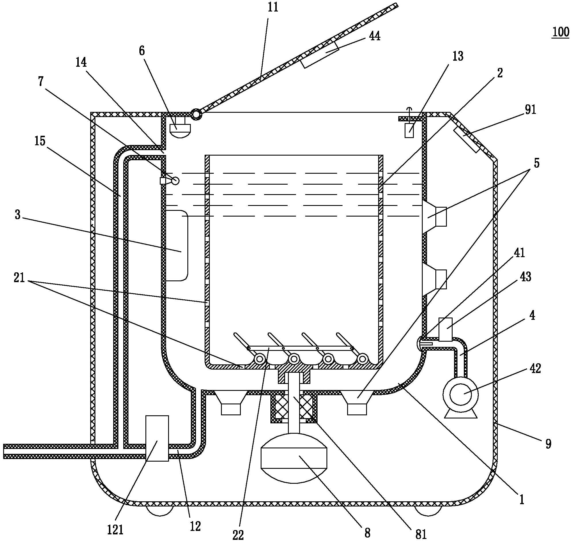 Cleaning and disinfection apparatus