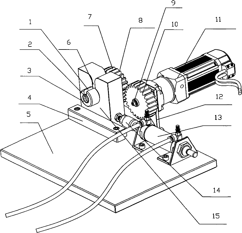 Nut retaining torsion control device of automatic line box body