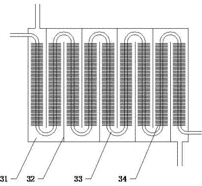 Water heater heat exchange system with flow velocity and water flooding detecting function