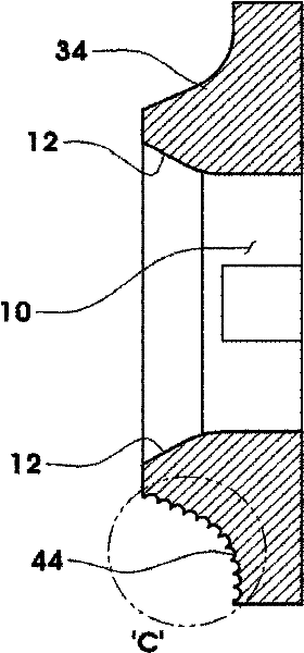 Cutter for chamfering