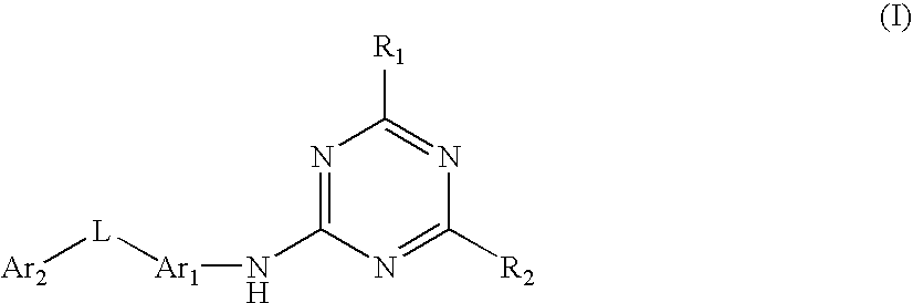 Triazine derivatives and their therapeutical applications