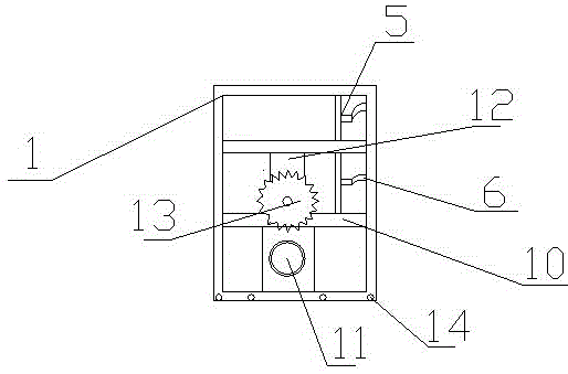 Air and water elimination device for gearbox housing