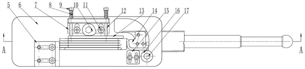 Adjustable commutation pole winding end forming device