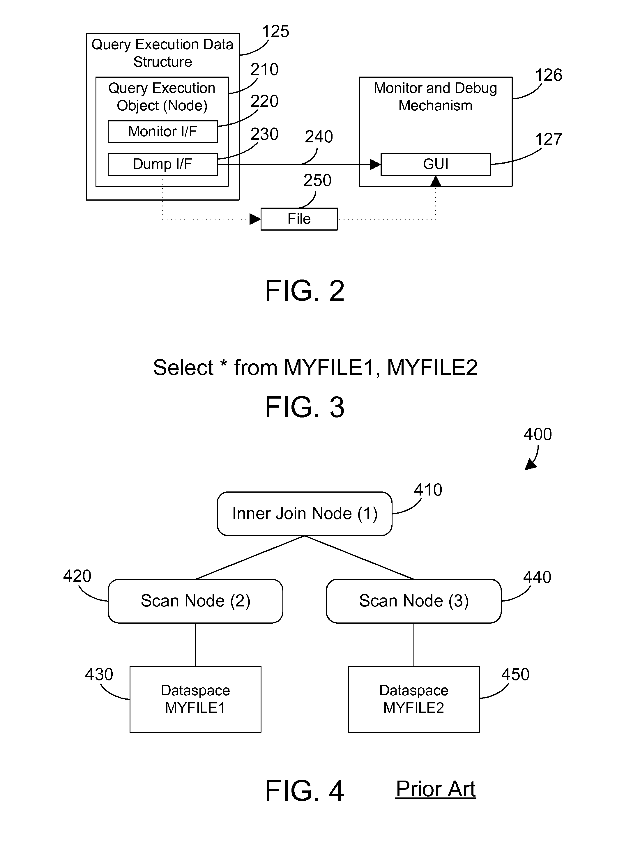 Apparatus and method for monitoring and debugging query execution objects