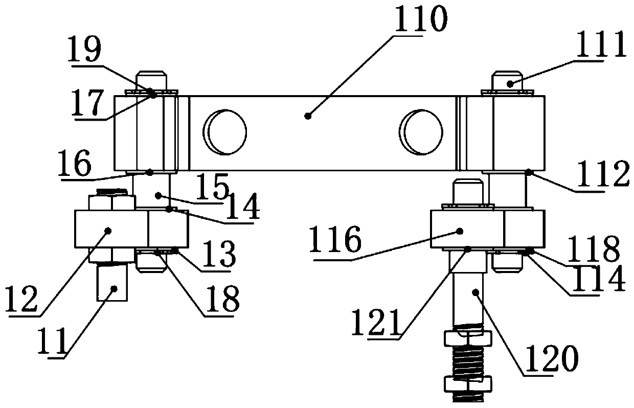 A four-link glass cleaning robot