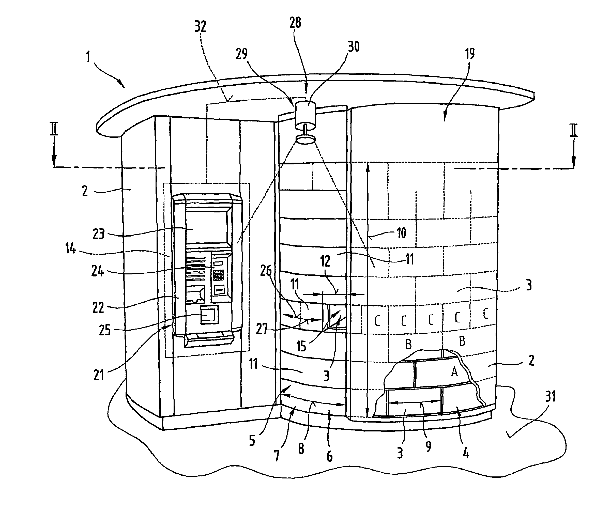 Storage dispenser for objects