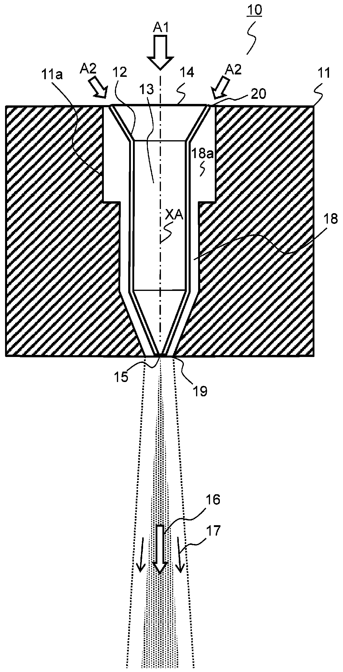 Apparatus for manufacturing ultrafine fiber and method for manufacturing ultrafine fiber