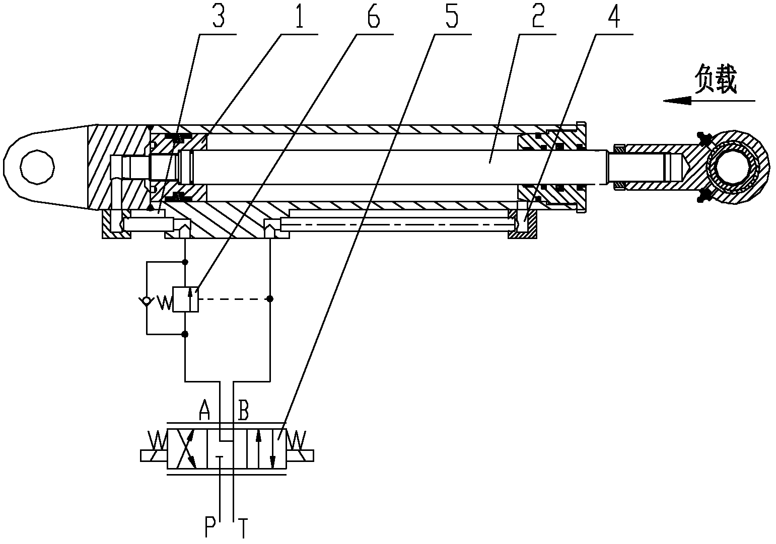 Hydraulic cylinder, hydraulic system and engineering machine