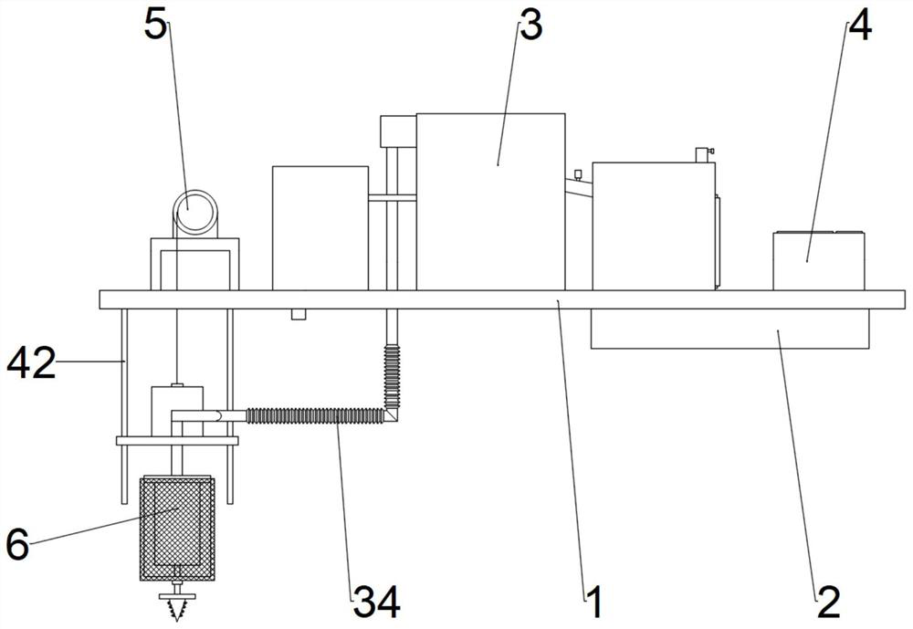 Automatic sludge cleaning and drying device for hydraulic engineering