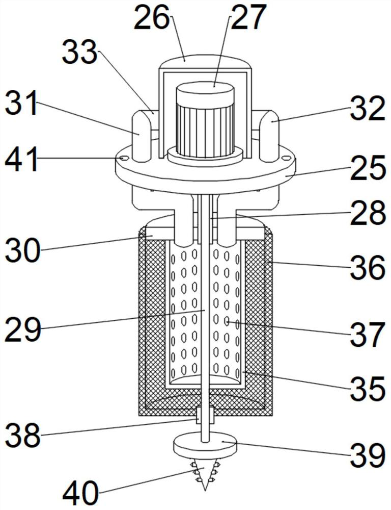 Automatic sludge cleaning and drying device for hydraulic engineering