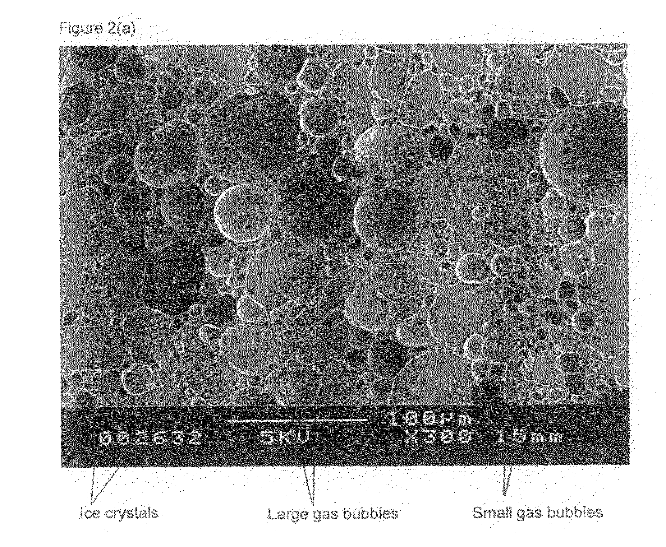 Aerated food products and methods for producing them