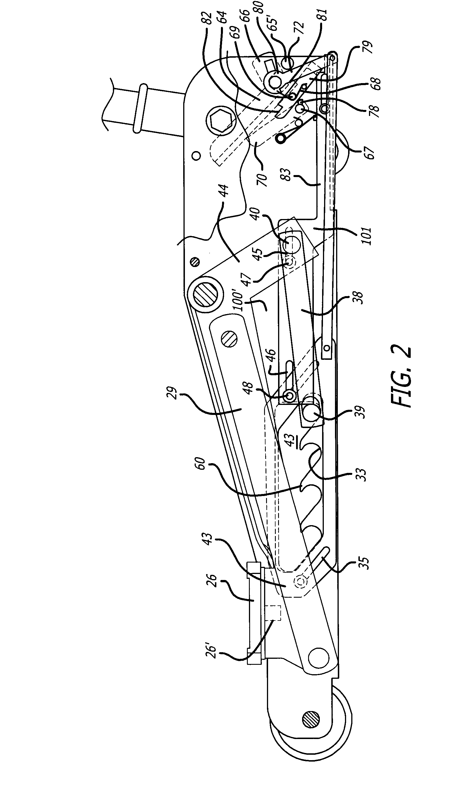 Hydraulic jack with lowering control means