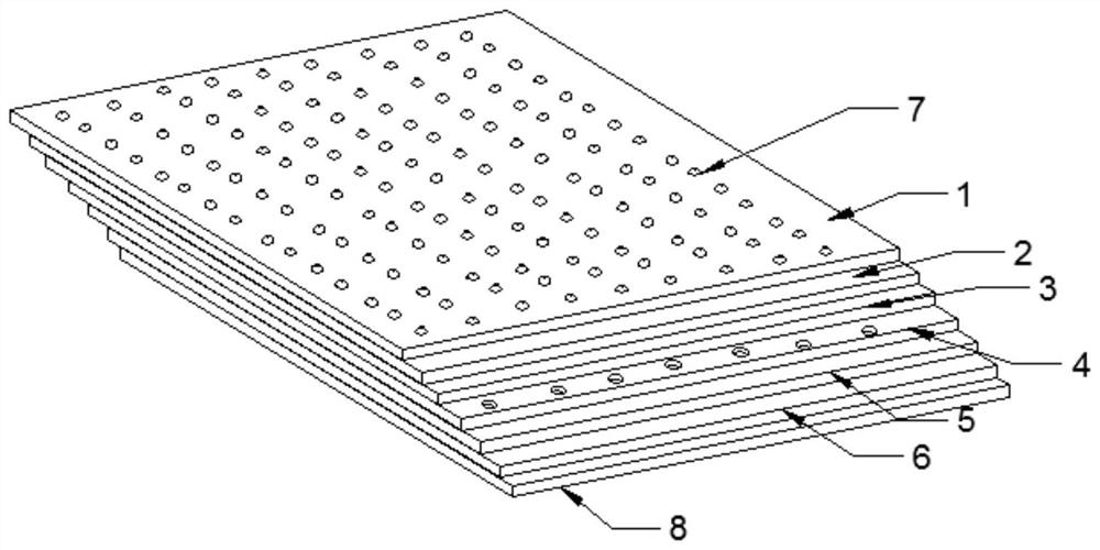 Anti-static multi-color multi-film release film and production method thereof