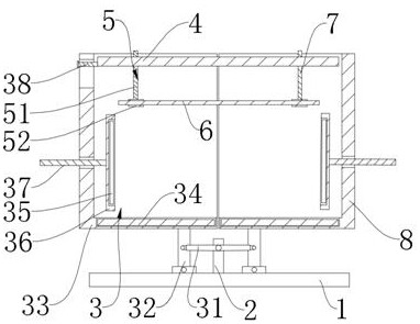 A detachable flame-retardant automobile battery case