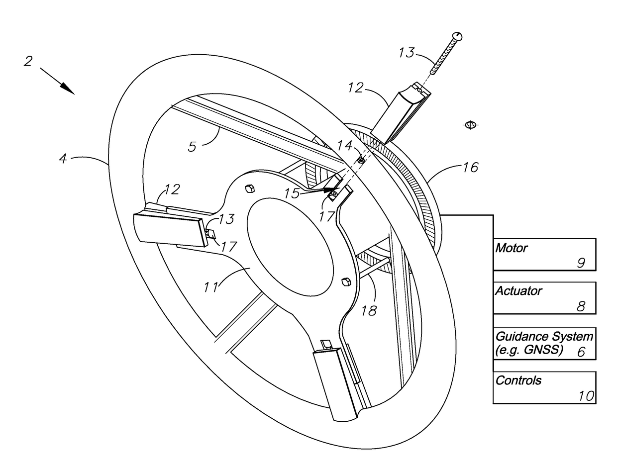 Apparatus and method to mount steering actuator