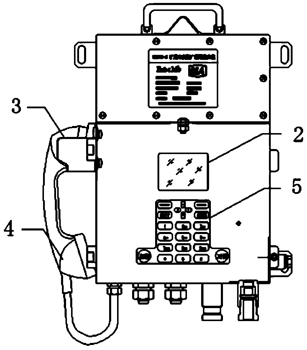 Coal mine broadcast communication system based on message server and SIP (session initiation protocol)