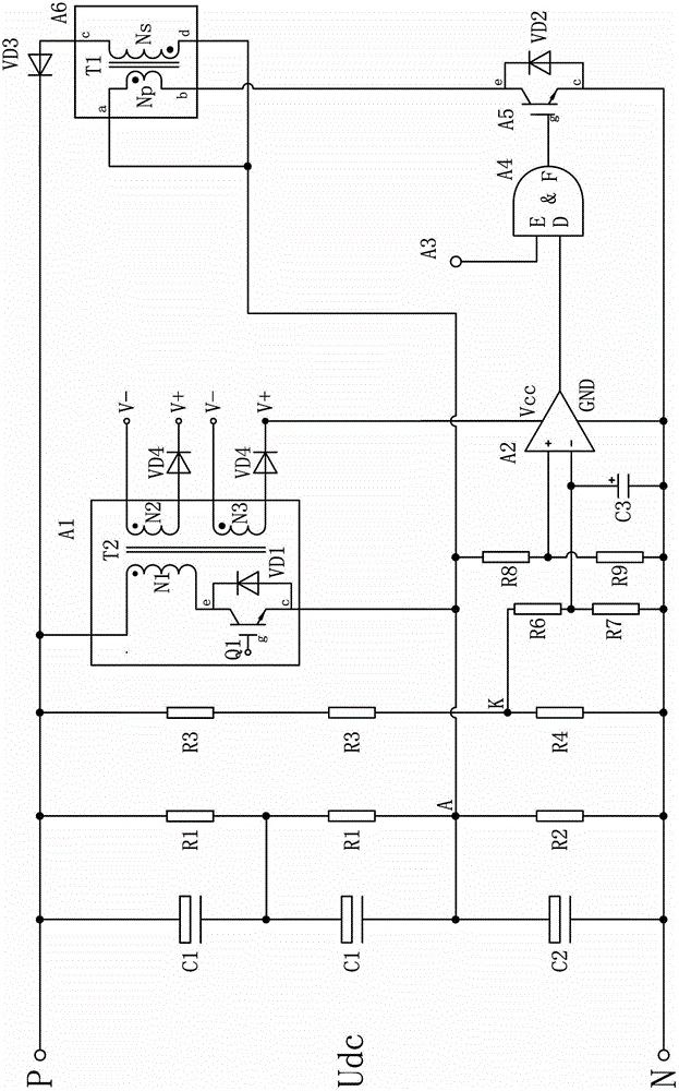 Lossless dynamic voltage equalization circuit and circuit control method