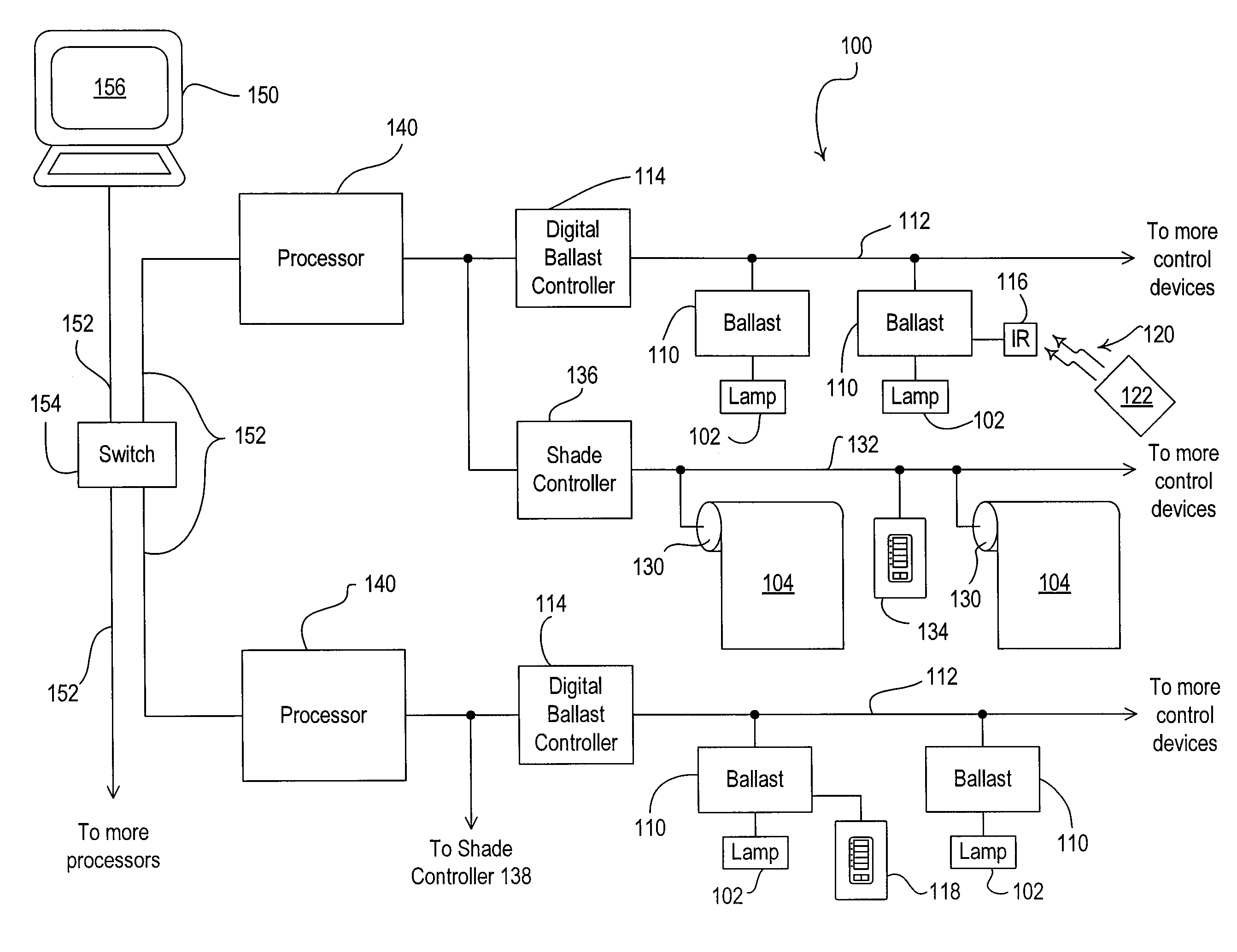 Method of communicating a command for load shedding of a load control system