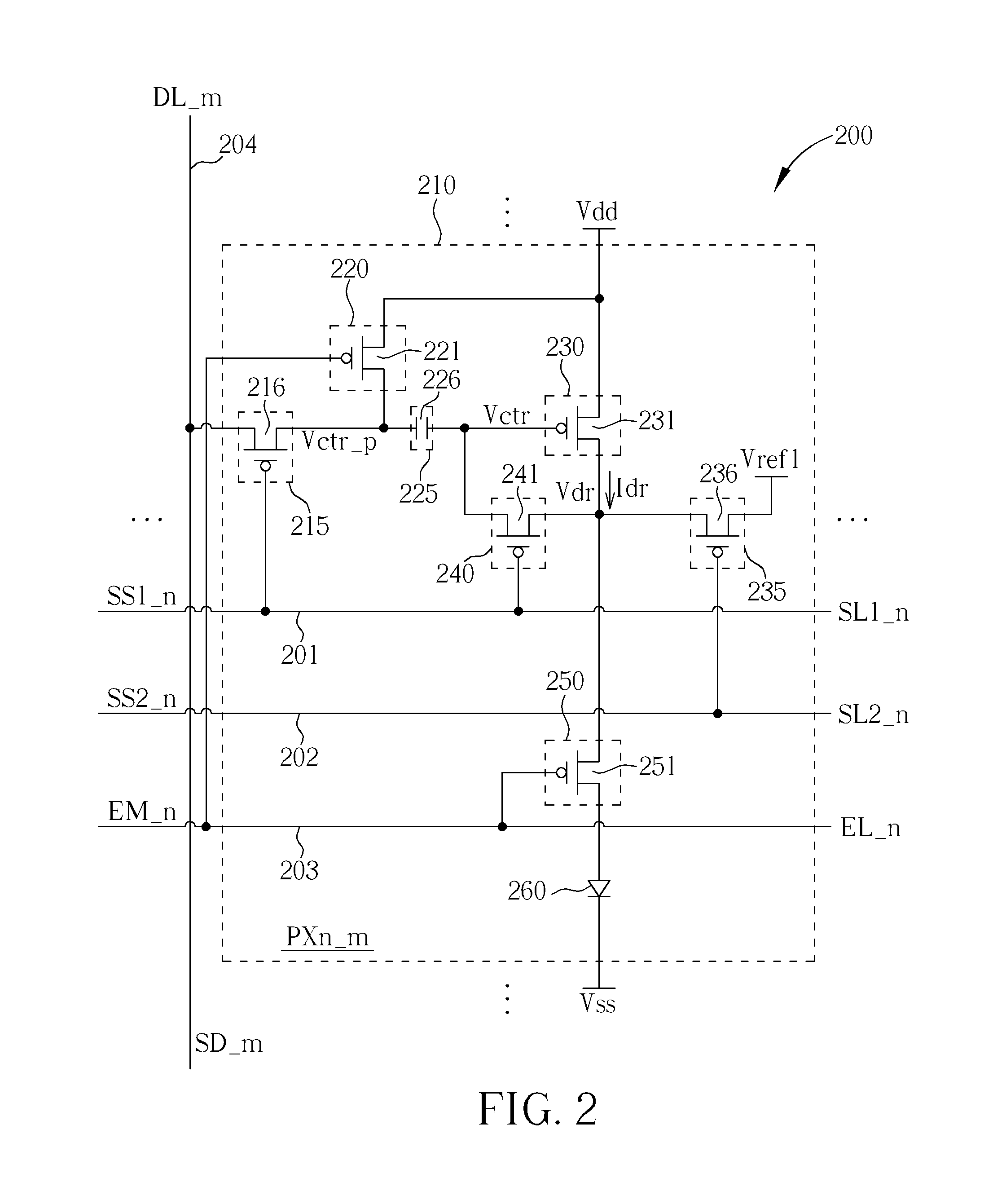 Organic light emitting display having threshold voltage compensation mechanism and driving method thereof