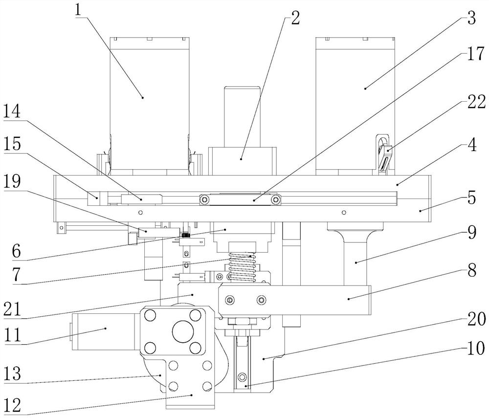 Automatic film changing device of particulate matter sampler