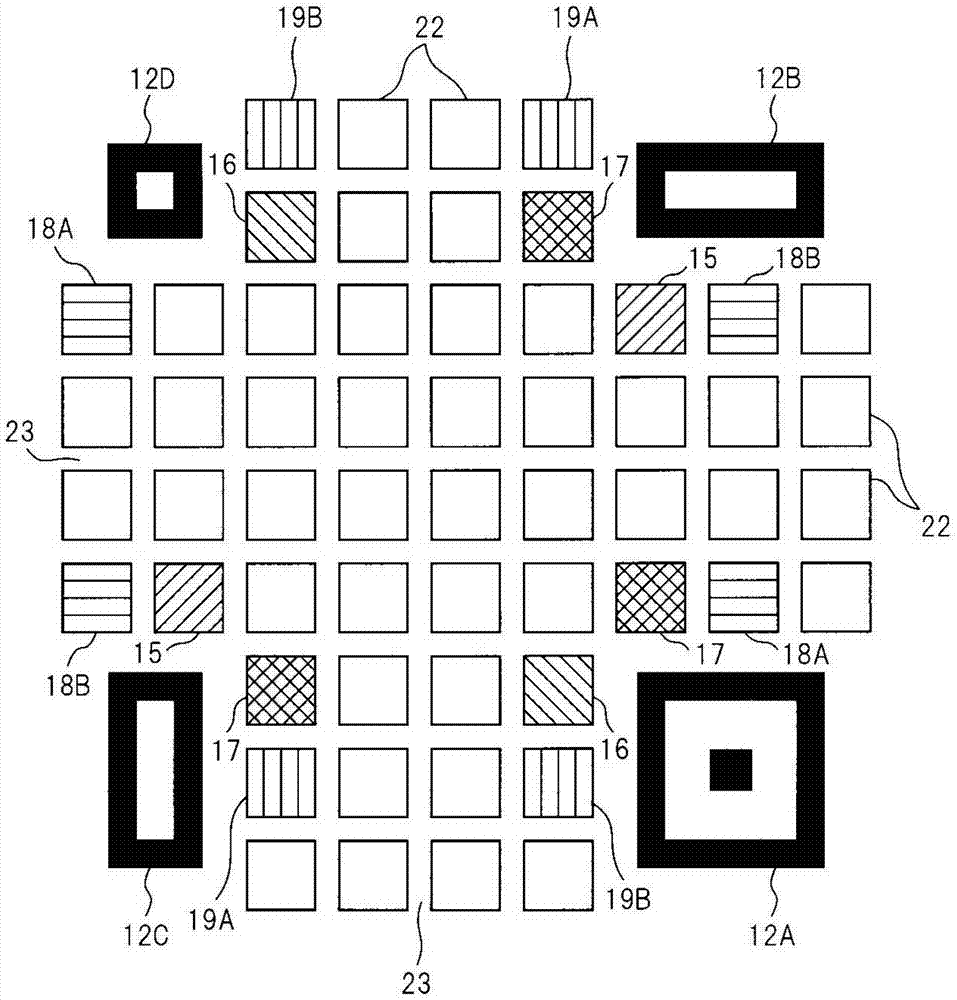 Two-dimensional code, system for creation of two-dimensional code, and analysis program