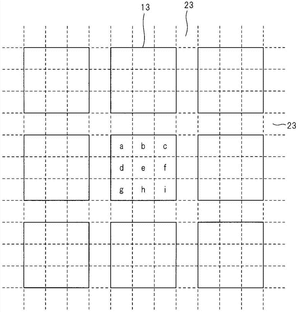 Two-dimensional code, system for creation of two-dimensional code, and analysis program