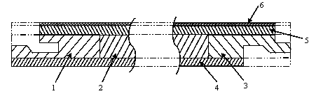 Polyvinyl chloride floor based on sectional material framework constraint