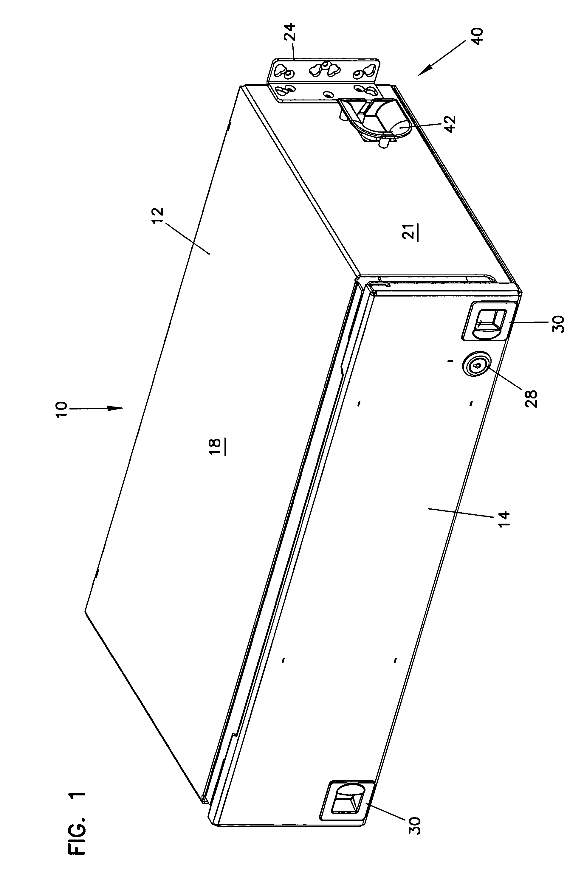 Cable management panel with sliding drawer and methods