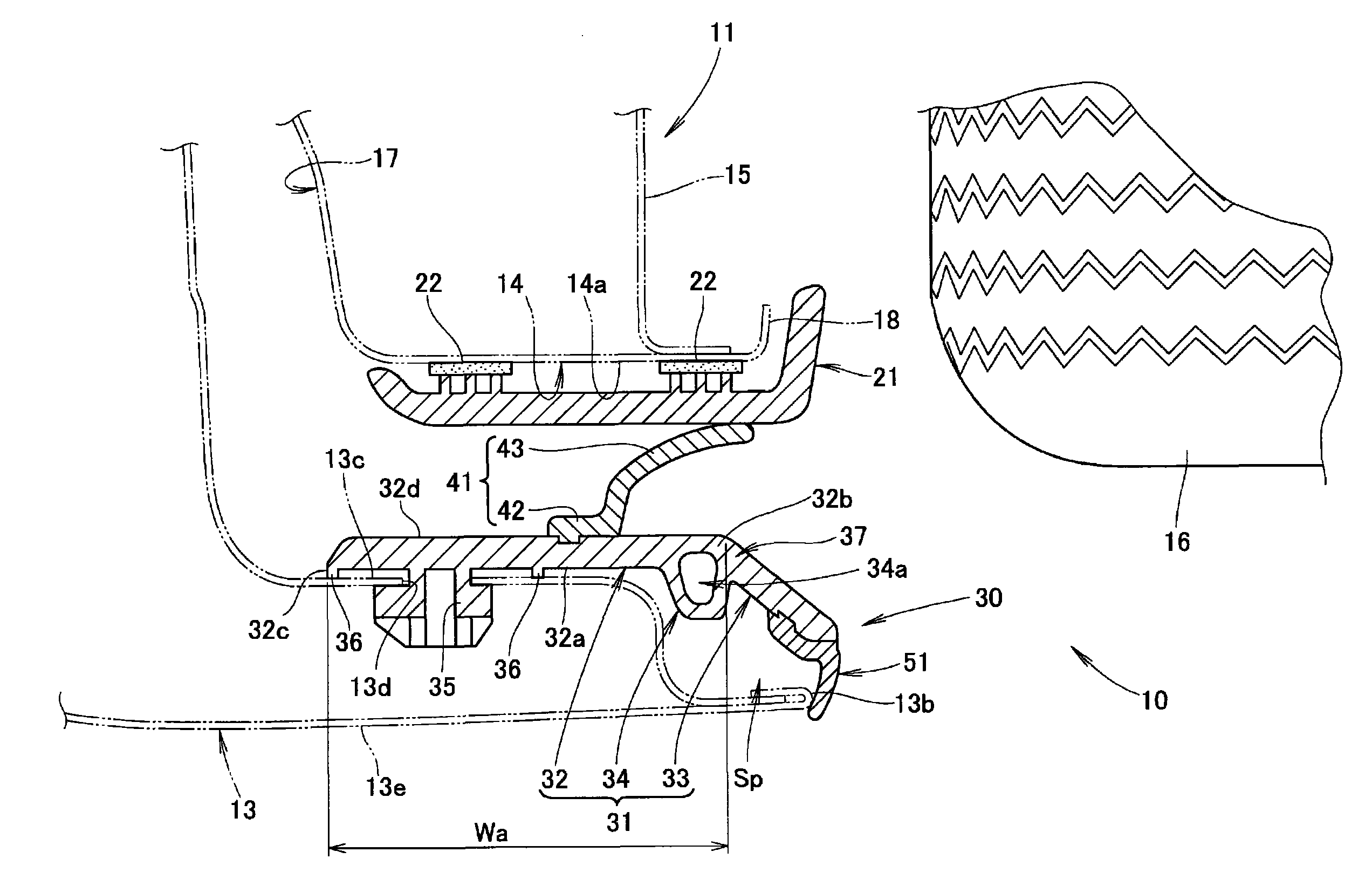 Wheel-arch protector for vehicle