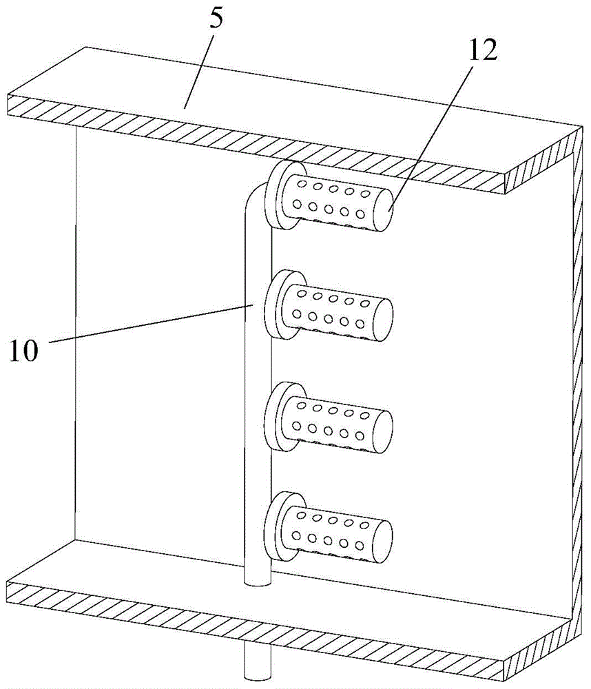 Low-energy-consumption efficient wind tunnel capable of simulating snowfall process