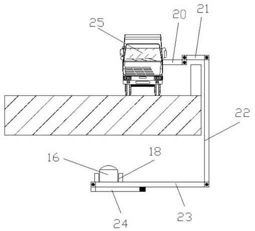 A bridge crack detection device and detection method