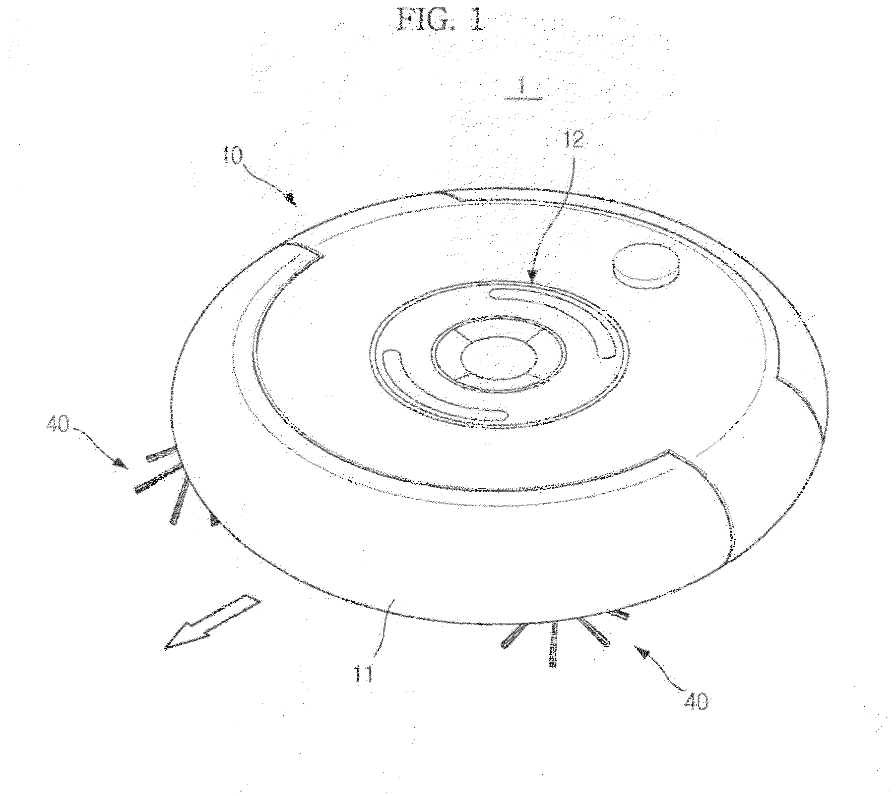 Control method of performing rotational traveling of robot cleaner