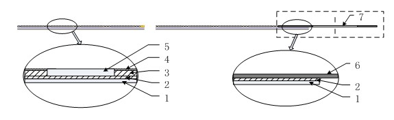 Sectional type lightning guide strip and manufacturing method thereof