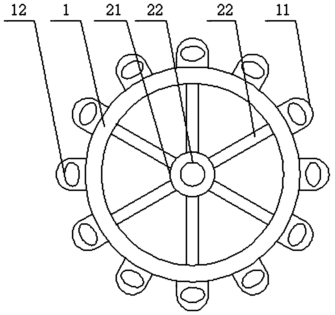 Mounting type communication rod and communication method