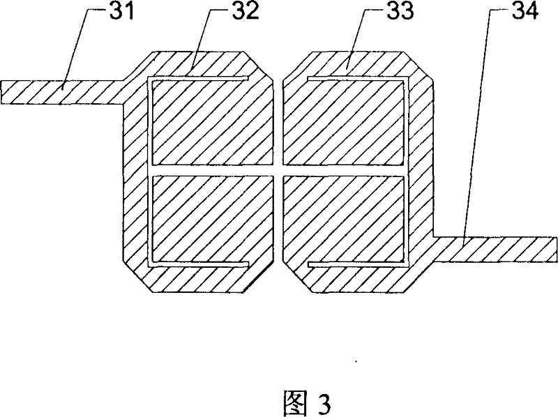 Open loop coupling band-pass filter based on microstrip capacitive load