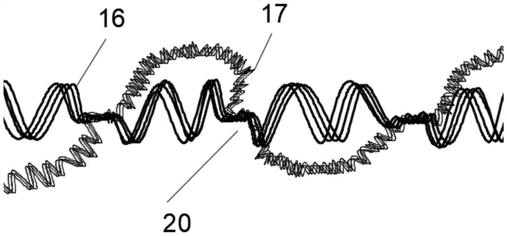 Bionic fiber and bionic fiber manufacturing device