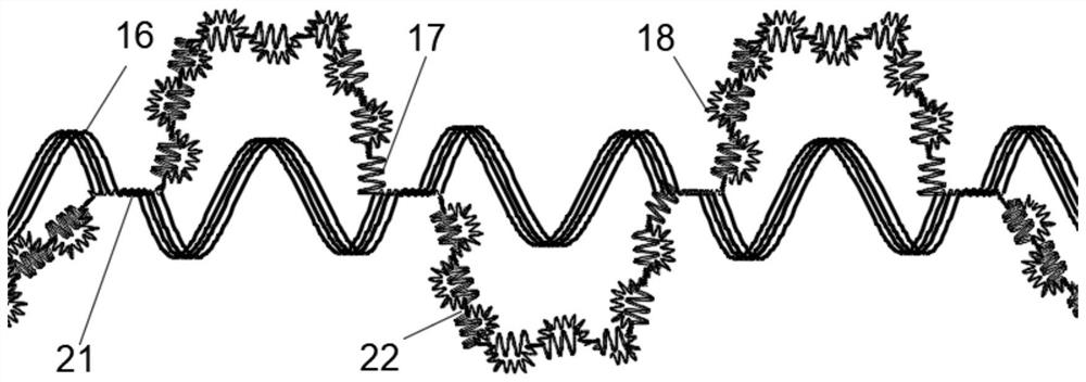 Bionic fiber and bionic fiber manufacturing device