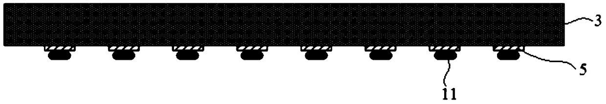 Fan-out package structure and its production process