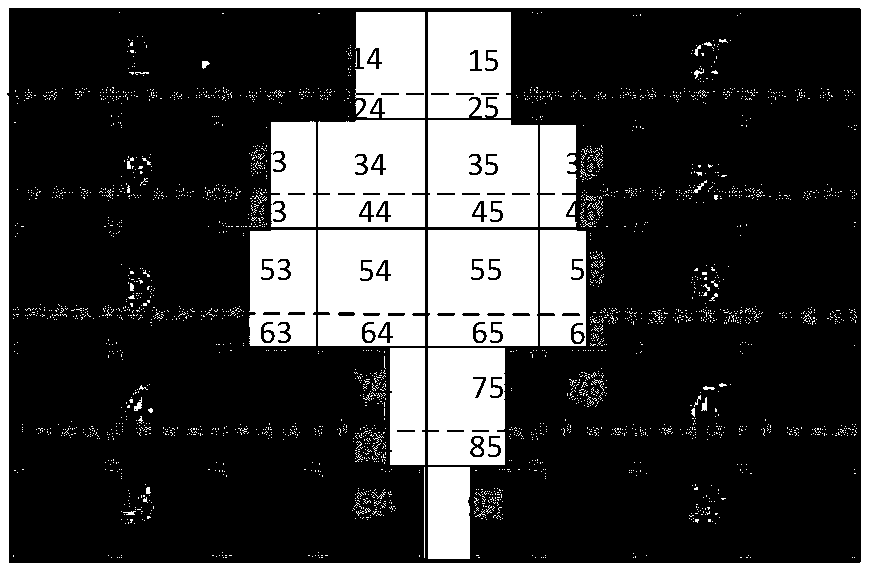 Dose calculation method for non-uniform grid distribution simulation linear accelerator treatment plan