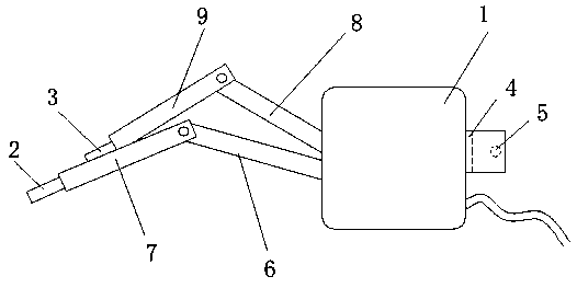 Lower limb function exercise instrument for a bedridden patient