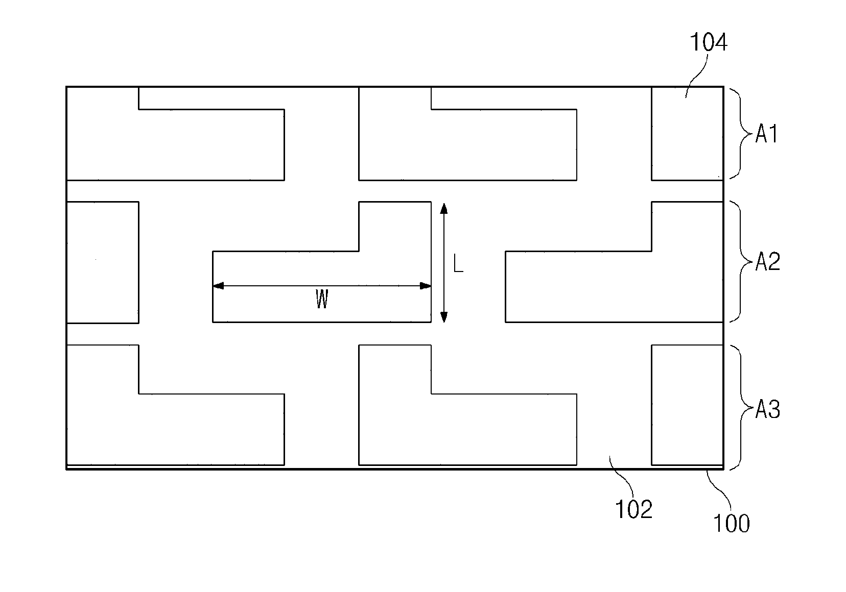 Layout of semiconductor device