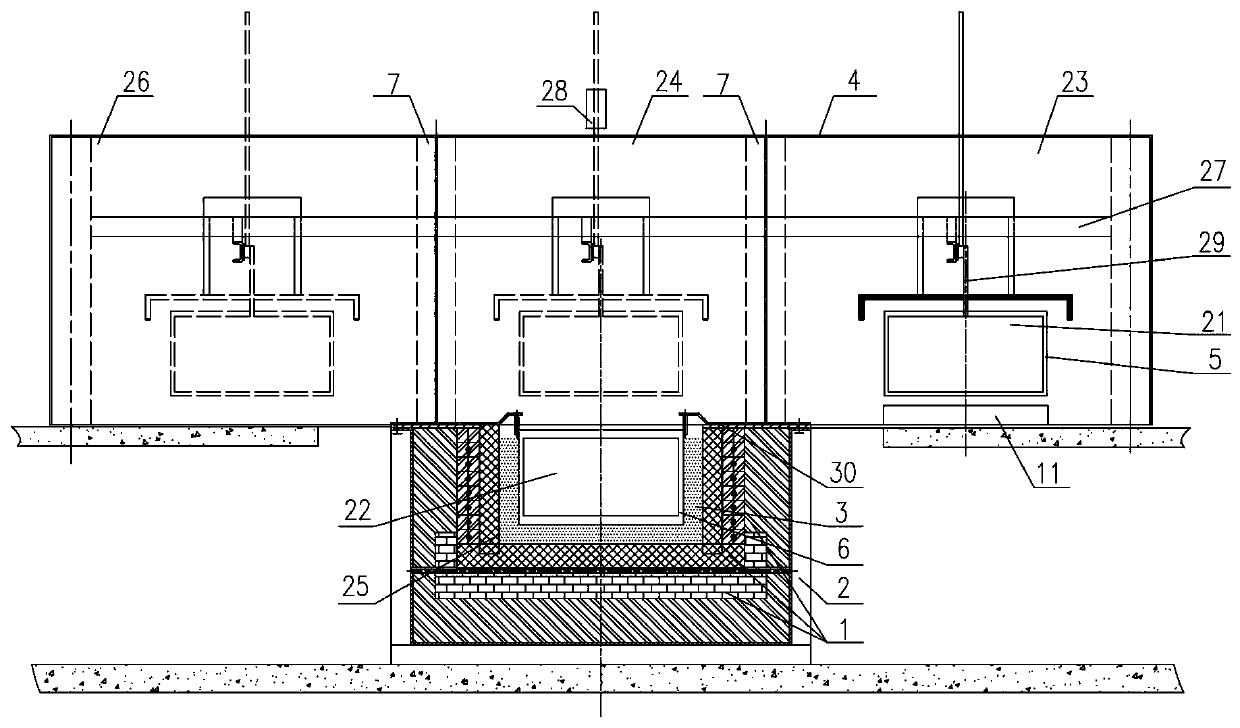 A silicon electrolytic cell for preparing high-purity silicon and its silicon preparation method