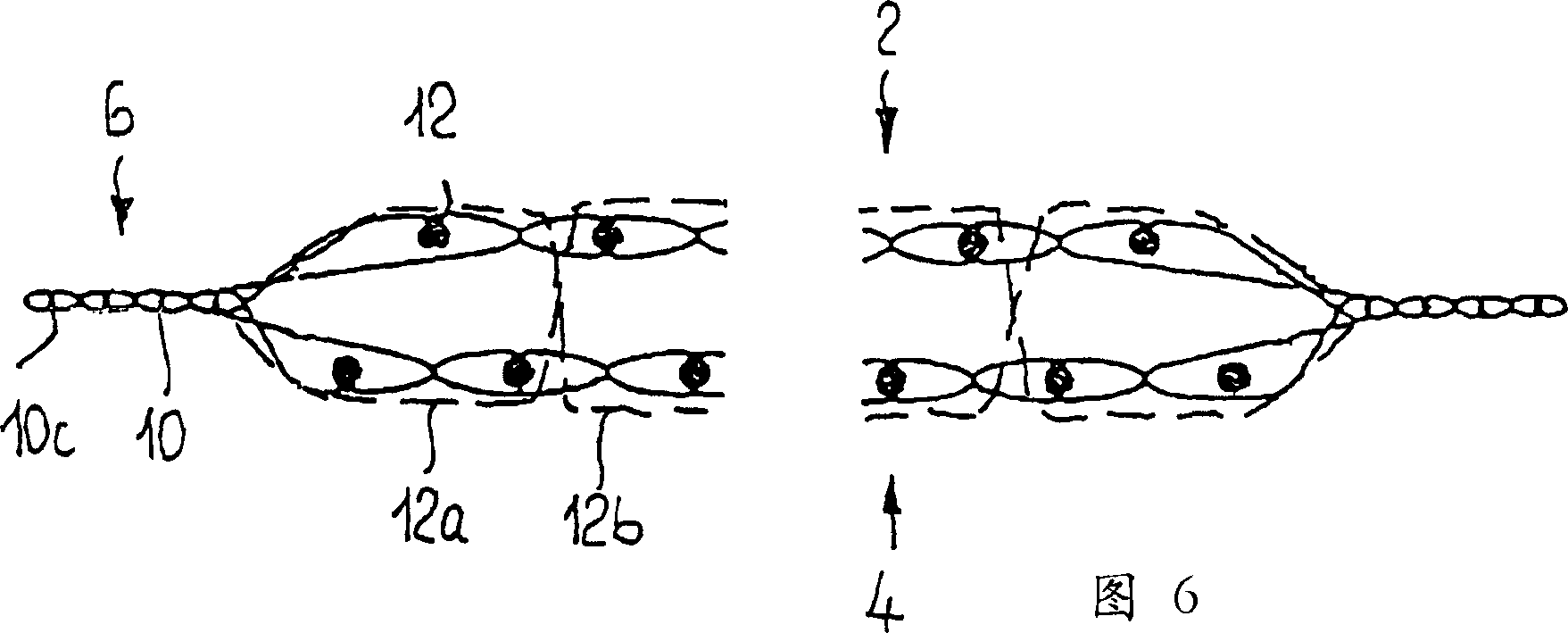 Patterned scarf, method and loom for producing the same