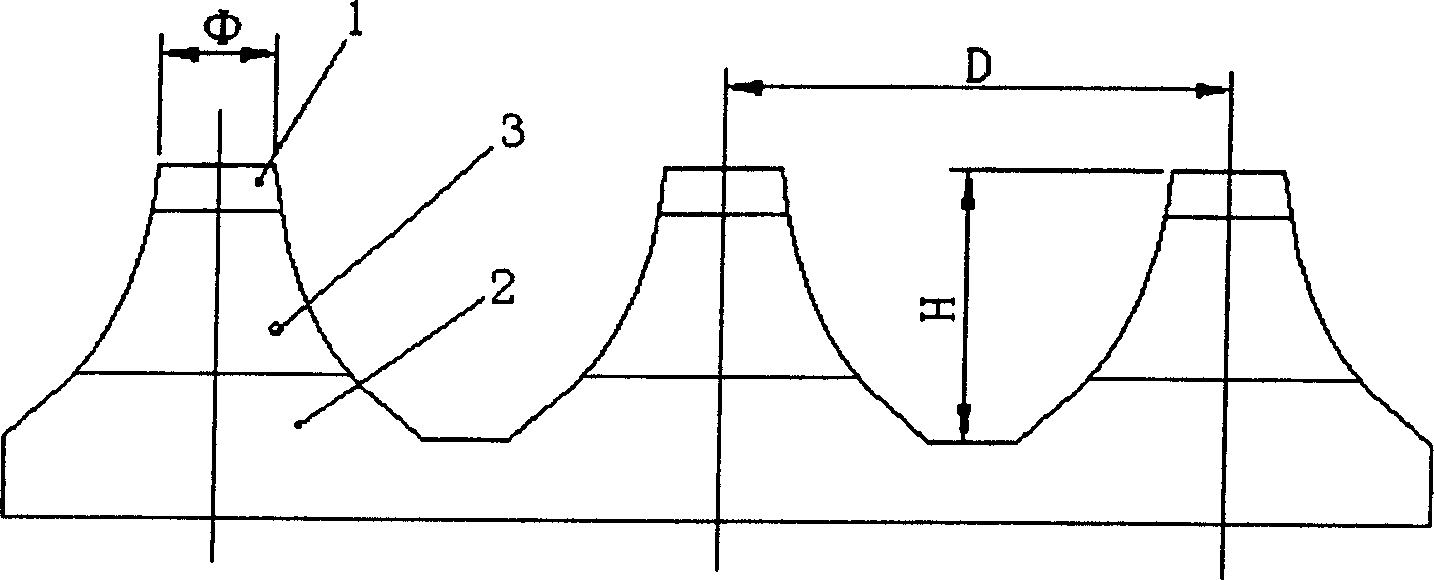 Glass passivating method for preparing RF mesa Si diode