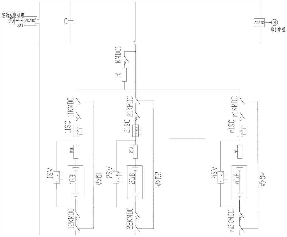 A Group Topology Structure of Power Batteries for Hybrid Electric Locomotive